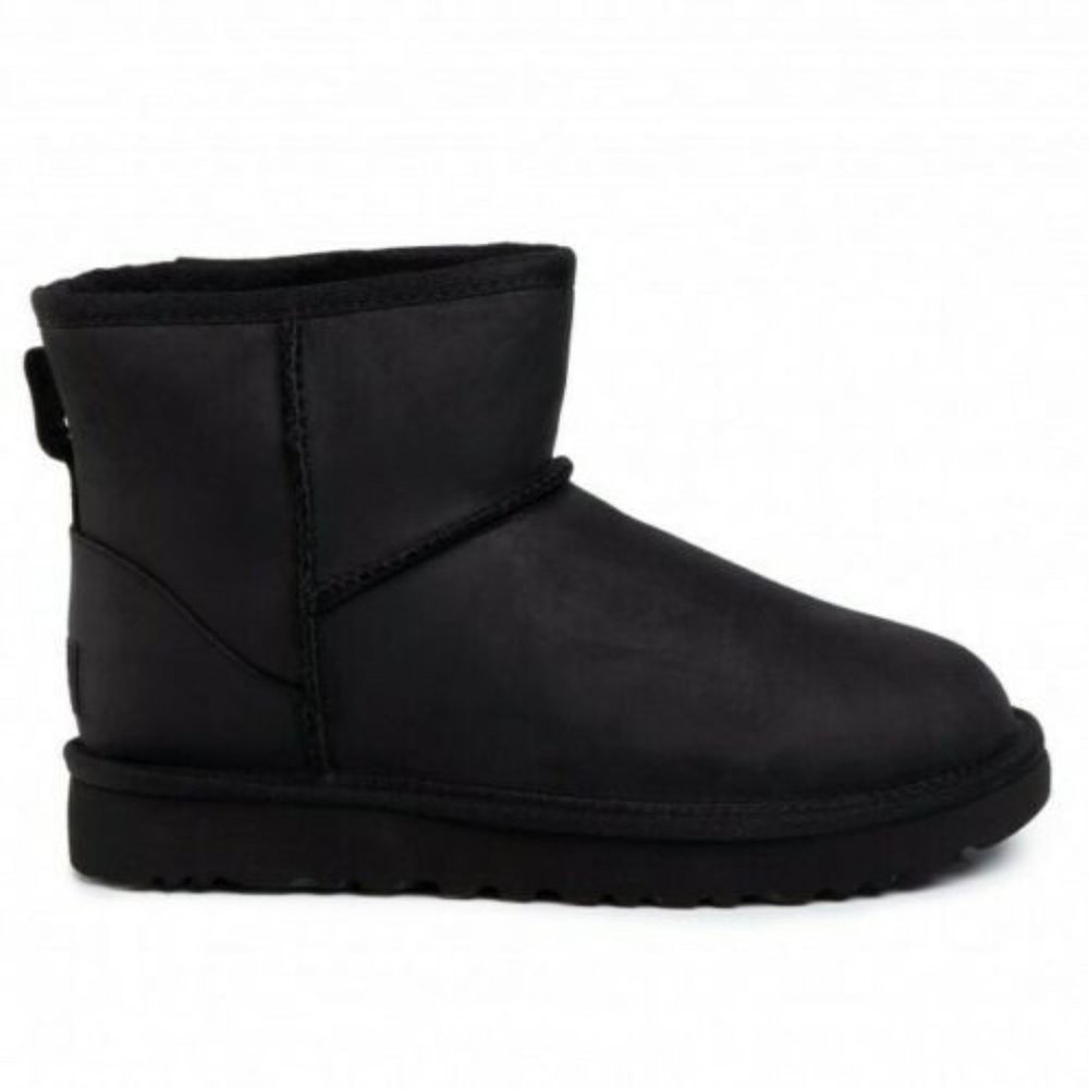 Ugg Classic Mini Leather Boots, Sz 10 US